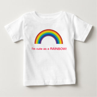 T-SHIRT POUR BÉBÉ MIGNON COMME ARC-EN-CIEL