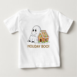 T-shirt Pour Bébé Mignon fantôme et maison en pain d'épice pour enfa