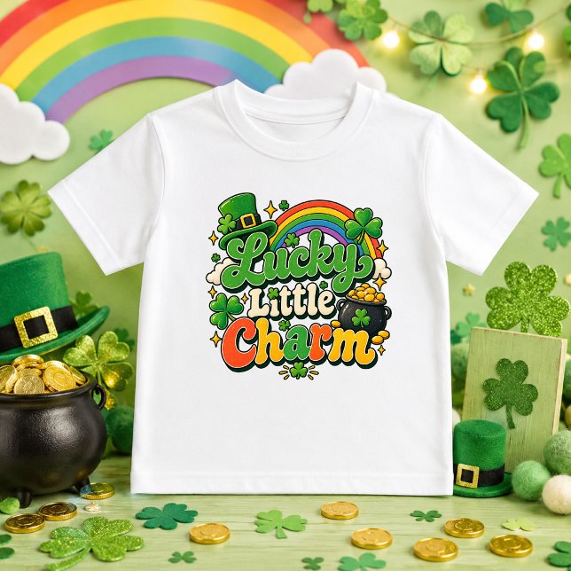 T-shirt Pour Bébé mignon Lucky Little Charm bébé St. Patrick (Créateur téléchargé)