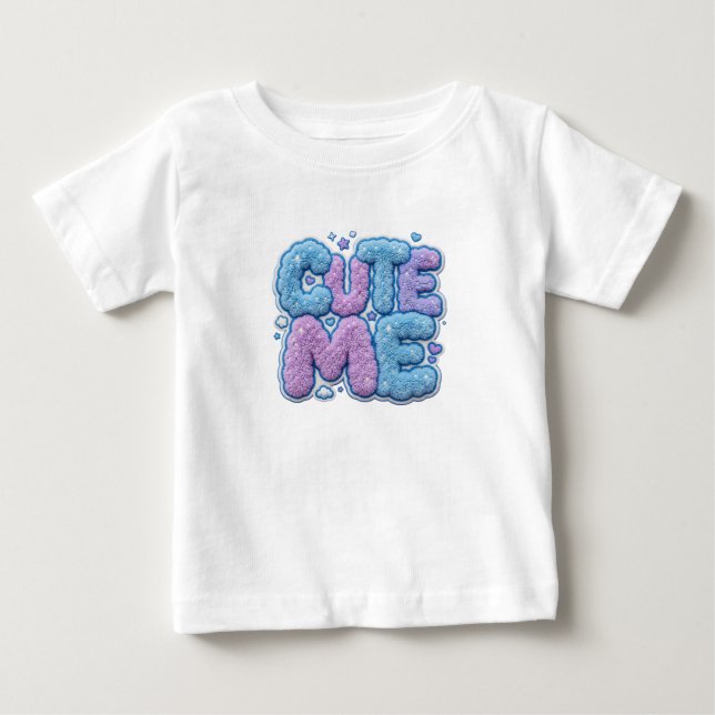 T-shirt Pour Bébé Mignon moi (Devant)