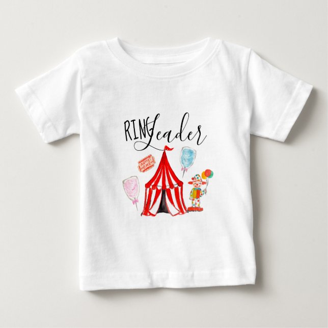 T-shirt Pour Bébé Mignonne chemise de chef de la soirée carnaval (Devant)