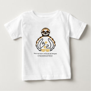 T-shirt Pour Bébé Mignonne DOUCHE - Animal en voie de disparition -