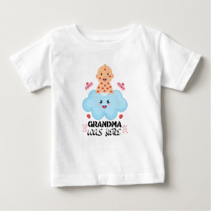 T-shirt Pour Bébé Mignonne et mignonne tenue bébé grand-mère. Grand-