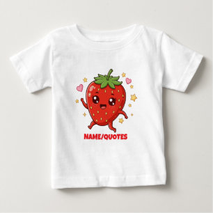 T-shirt Pour Bébé Mignonne fraise Kawaii