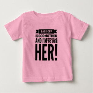 T-shirt Pour Bébé Mignonne Godmère Drôle Dire