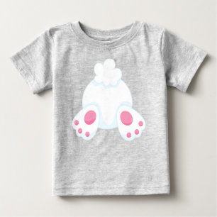 T-shirt Pour Bébé Mignonne Lapin, Petit Lapin, Lapin Blanc, Grotte D