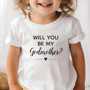 T-shirt Pour Bébé Mignonne Seras-Tu La Proposition De Ma Mère
