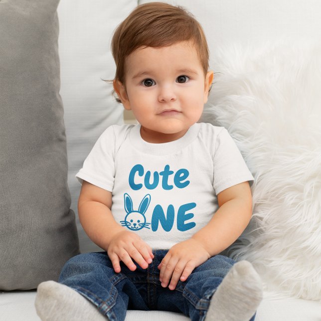 T-shirt Pour Bébé Mignonne un 1er anniversaire de Pâques (Créateur téléchargé)