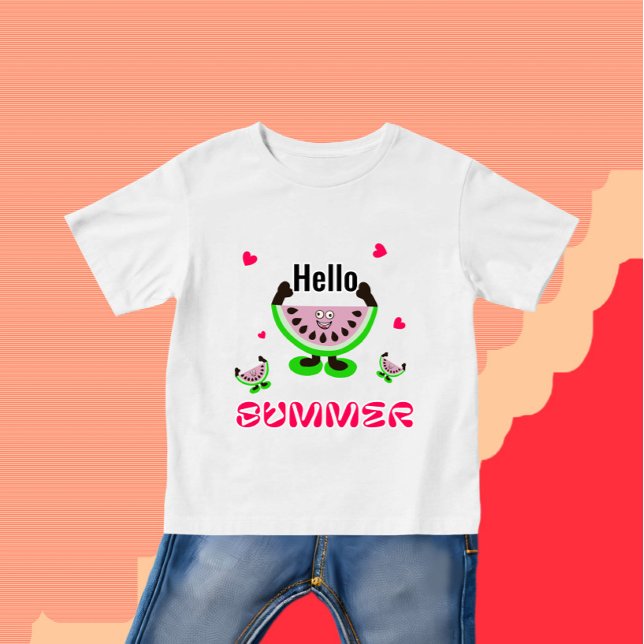 T-shirt Pour Bébé Mignonnes pastèques (Créateur téléchargé)