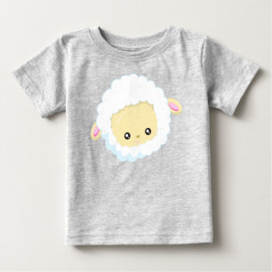 T-shirt Pour Bébé Mignons, Petits moutons, Moutons bébés, Moutons bl