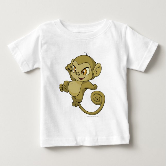 T-shirt Pour Bébé Mini Brown (Devant)