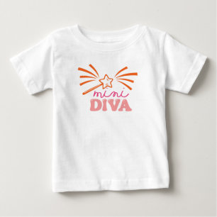 T-shirt Pour Bébé Mini Diva