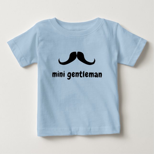 T-shirt Pour Bébé Mini gentleman Baby Romper (Devant)