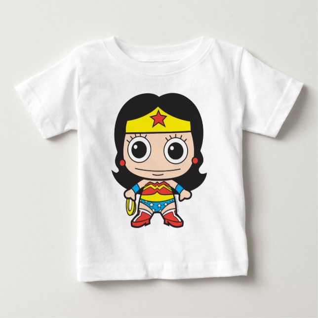 T-shirt Pour Bébé Mini Wonder Woman (Devant)