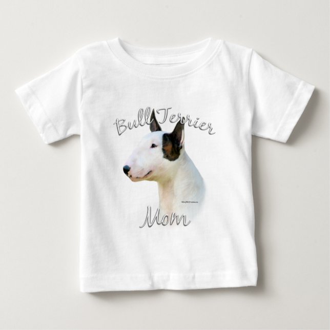 T-shirt Pour Bébé Miniature Bull Terrier Maman 2 (Devant)