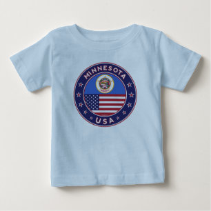 T-shirt Pour Bébé Minnesota