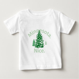 T-shirt Pour Bébé Minnesota Nice. Point !
