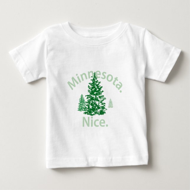 T-shirt Pour Bébé Minnesota Nice. Point ! (Devant)