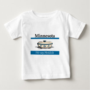 T-shirt Pour Bébé Minnesota : On Dit Hotdish