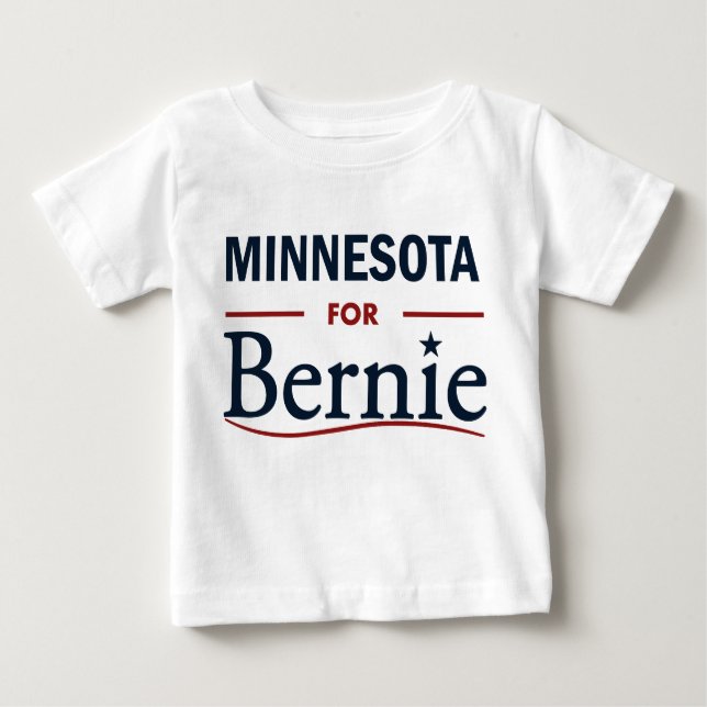 T-shirt Pour Bébé Minnesota pour Bernie (Devant)