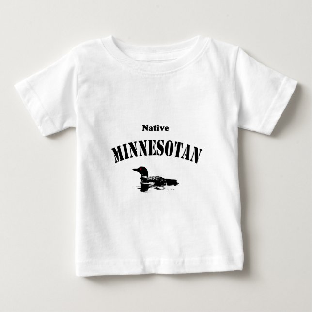 T-shirt Pour Bébé Minnesotan (Devant)