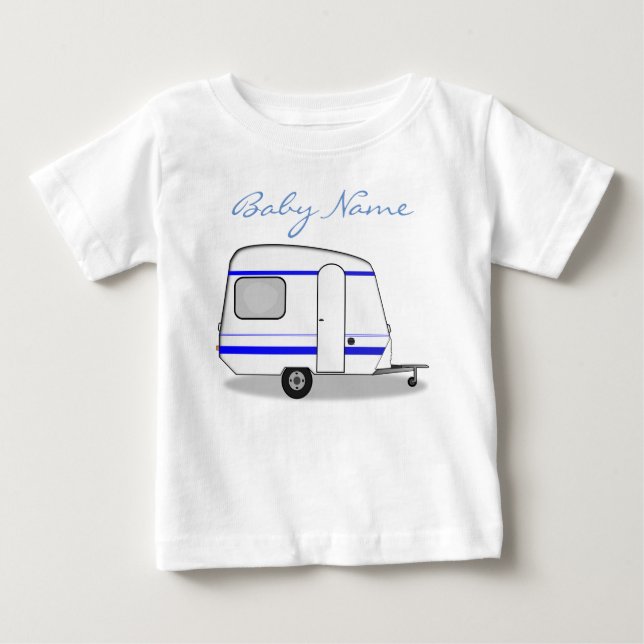 T-shirt Pour Bébé Minuscule caravane rationalisée Thunder_Cove (Devant)