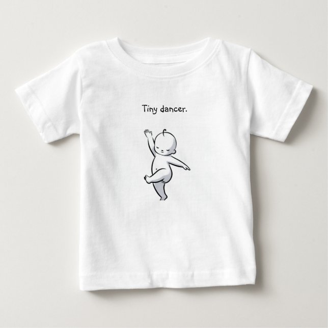 T-shirt Pour Bébé Minuscule danseur 01 (Devant)