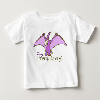 T-shirt Pour Bébé Minuscule Pterodactyl, Violet
