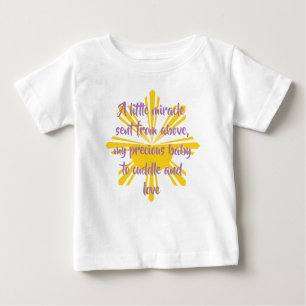 T-shirt Pour Bébé Miracle précieux d'au-dessus à la câlins et l'amou