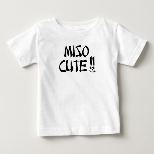 T-shirt Pour Bébé Miso mignonne chemise à manches longues (Devant)