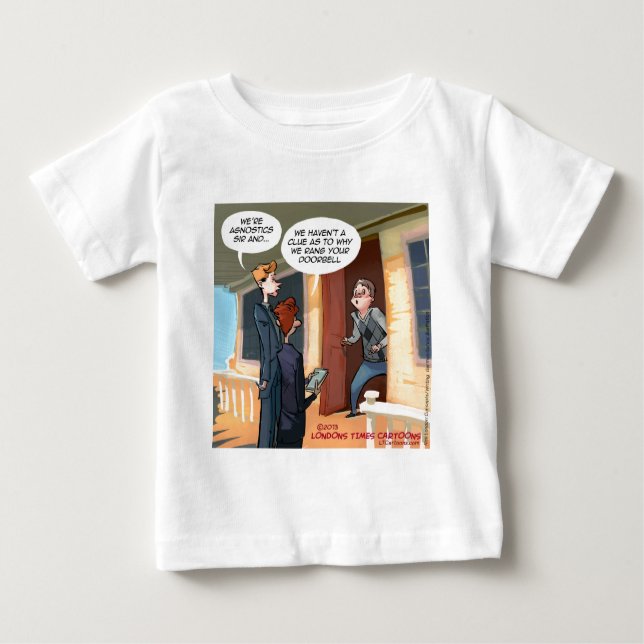 T-shirt Pour Bébé Missionnaires agnostiques drôle (Devant)