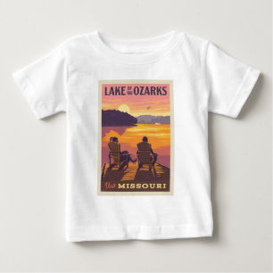 T-shirt Pour Bébé Missouri Lac des Ozarks