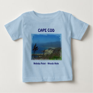 T-shirt Pour Bébé Misty Morning at Nobska Point - Cape Cod MA