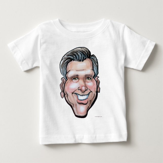 T-shirt Pour Bébé Mitt Romney (Devant)