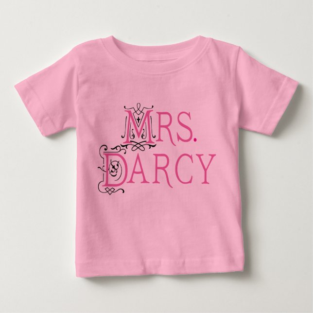 T-shirt Pour Bébé Mme Darcy Gift de Jane Austen (Devant)