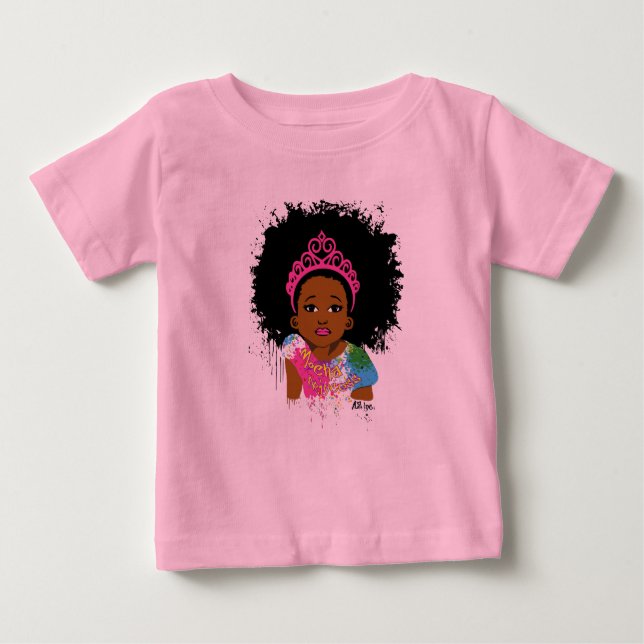 T-shirt Pour Bébé Mocha Princess Baby Tutu (Devant)