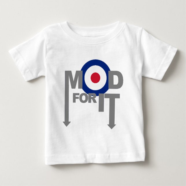 T-shirt Pour Bébé Mod pour lui (Devant)
