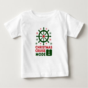 T-shirt Pour Bébé Mode Croisière de Noël En Bateau Noël 2024