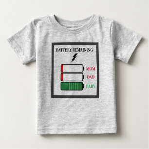T-shirt Pour Bébé Mode de vie complet de la batterie