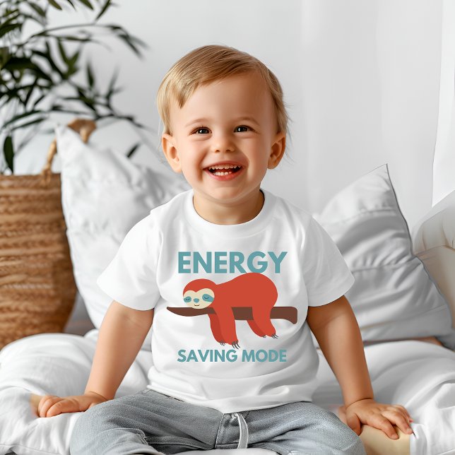T-shirt Pour Bébé Mode d'économie d'énergie (Créateur téléchargé)
