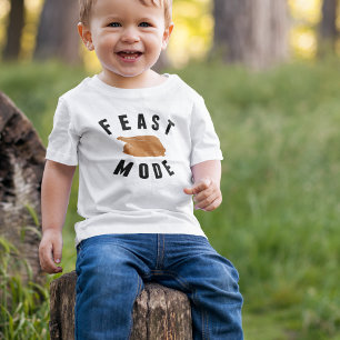 T-shirt Pour Bébé Mode fête Thanksgiving Turkey Baby