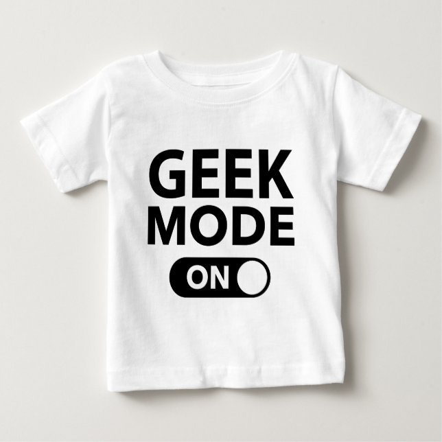 T-shirt Pour Bébé Mode Gamer activé (Devant)