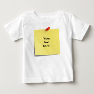 T-shirt Pour Bébé Modèle collant de T-shirt de bébé de note - vot