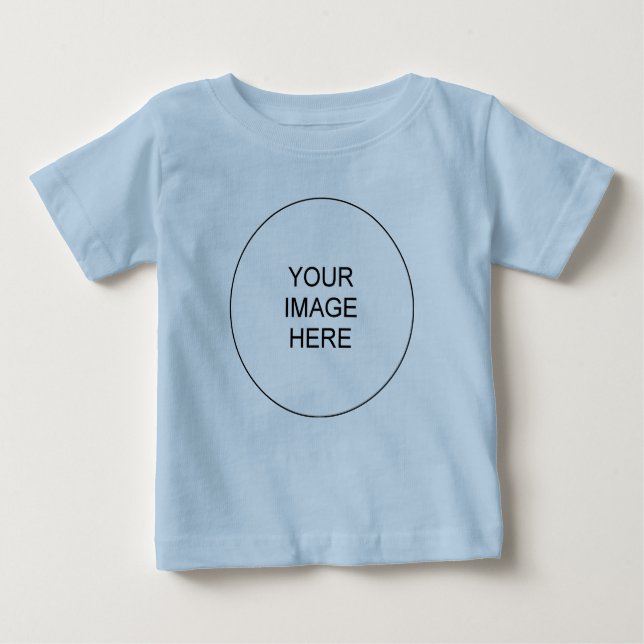 T-shirt Pour Bébé Modèle d'impression double face de texte image ble (Devant)