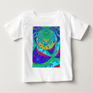 T-shirt Pour Bébé Modèle floral dynamique : Hommage brésilien Manger