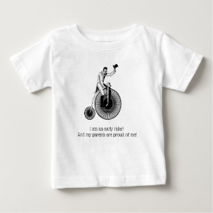 T-shirt Pour Bébé Modèle T Penny Farthing Classic - Fier Parents