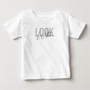 T-shirt Pour Bébé Moderne, simple, typographie urbaine cool Regardez