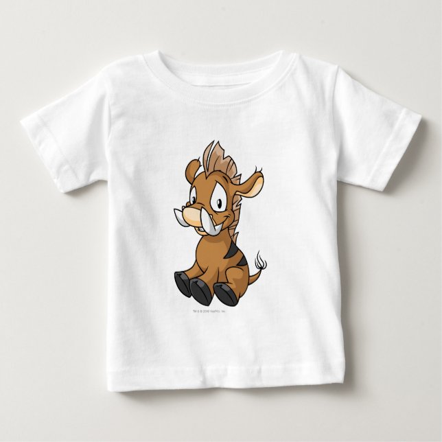 T-shirt Pour Bébé Moehog Brown (Devant)