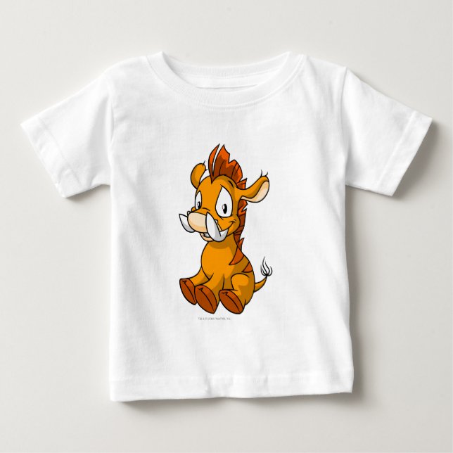 T-shirt Pour Bébé Moehog Orange (Devant)