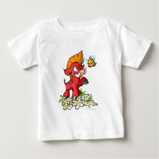 T-shirt Pour Bébé Moehog rouge et bourdonnement